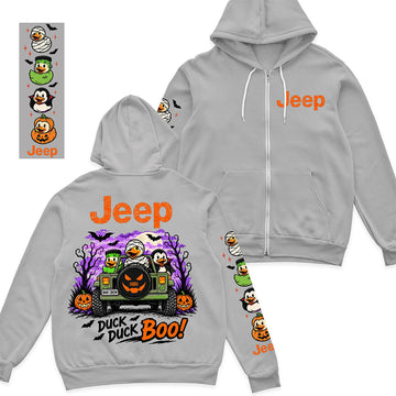 Duck Duck Jeep Halloween Zip Hoodie DN2708261742
