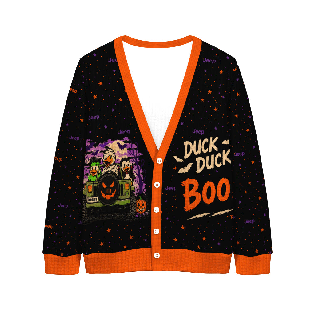 Halloween Jeep Duck Duck Boo Cardigan-DN2908261020