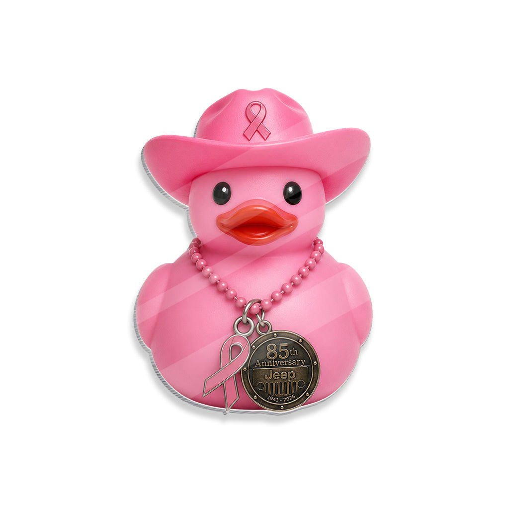 Jeep 85th Anniversary Breast Cancer Boo Duck Acrylic Magnet TN2608271519