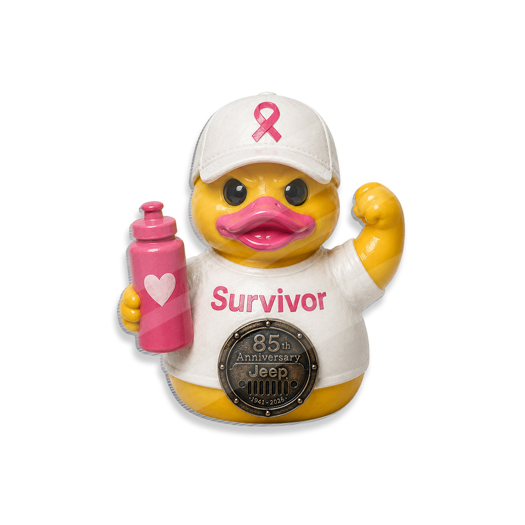 Jeep 85th Anniversary Breast Cancer Boo Duck Acrylic Magnet TN2608271519