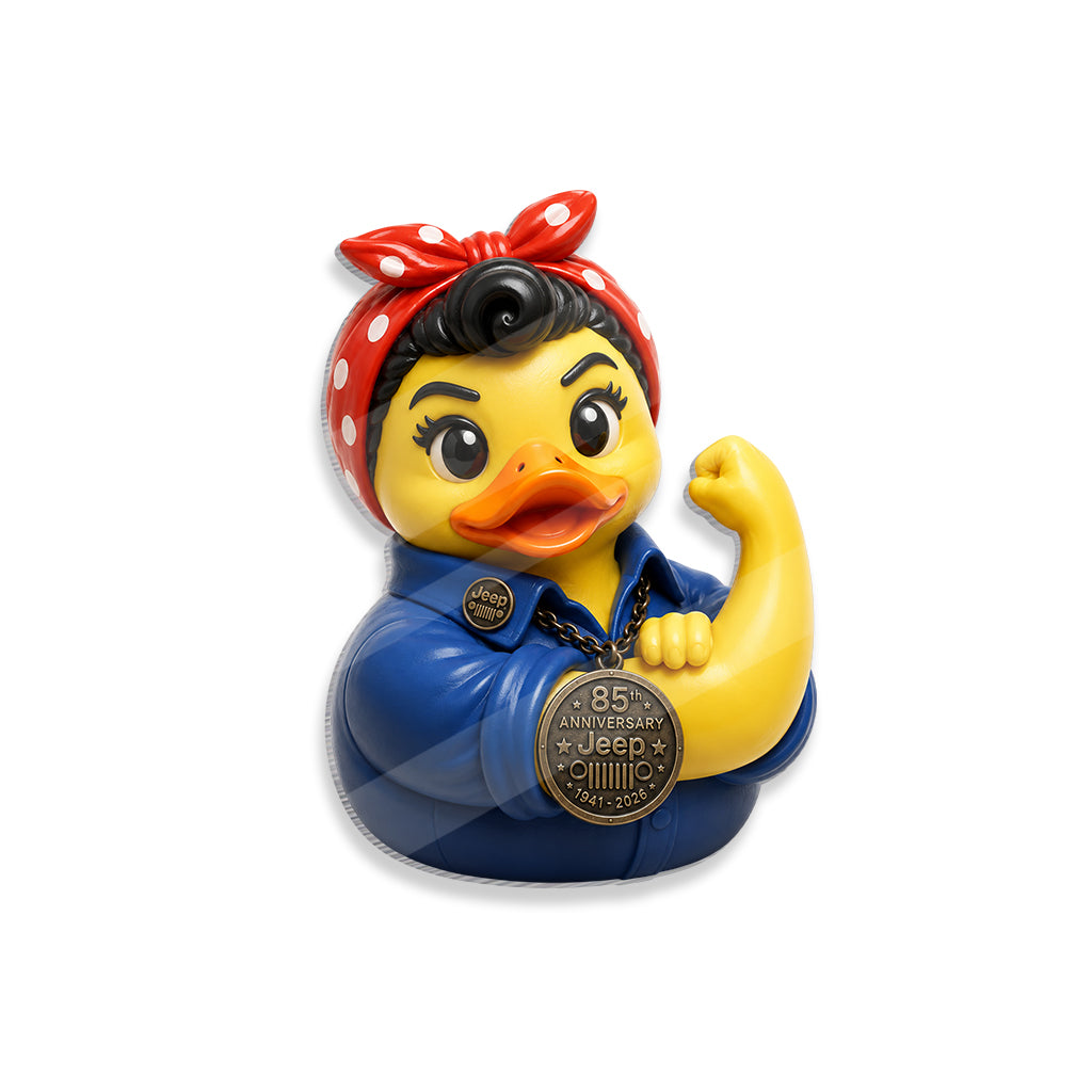 Jeep 85th Anniversary Breast Cancer Boo Duck Acrylic Magnet TN2608271519