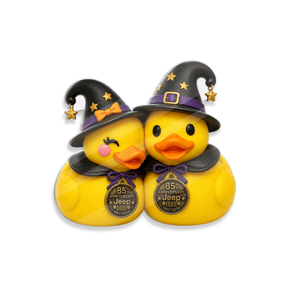 Jeep 85th Anniversary Breast Cancer Boo Duck Acrylic Magnet TN2608271519