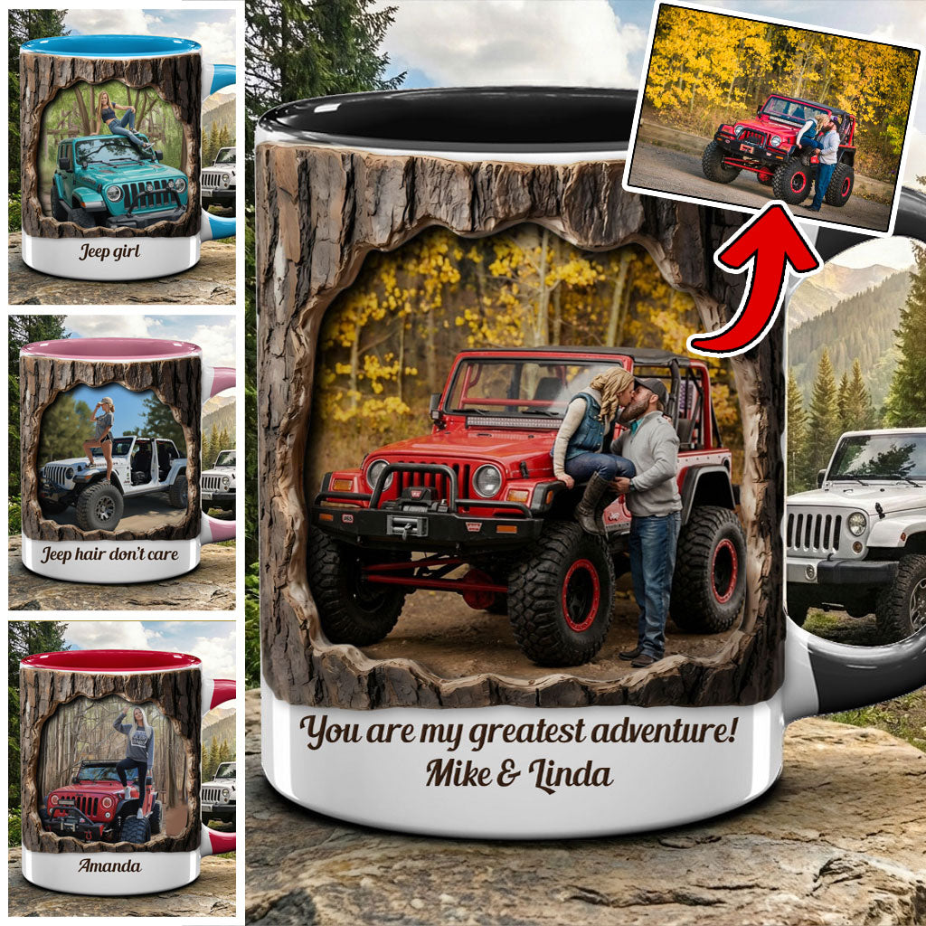 Personalized Jeep Yes It's Mine Coffee Accent Mug