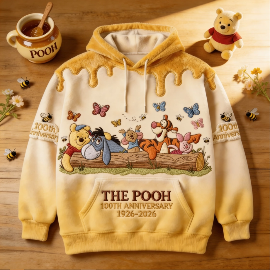 Honey Bear Anniversary 100 Years Of Friendship - Personalized All Over Shirt - Gift For Movies Fan - DSNY