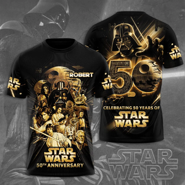 Stwa Celebrate 50 Years With All Legends - Personalized All Over Shirt - Gift For Movie Fans HH01
