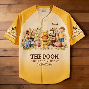 DSNY Honey Bear Celebrate Our 100th Anniversary - Personalized Baseball Jersey For Adult, Kid, Toddler - Gift For Movie Fans HH01