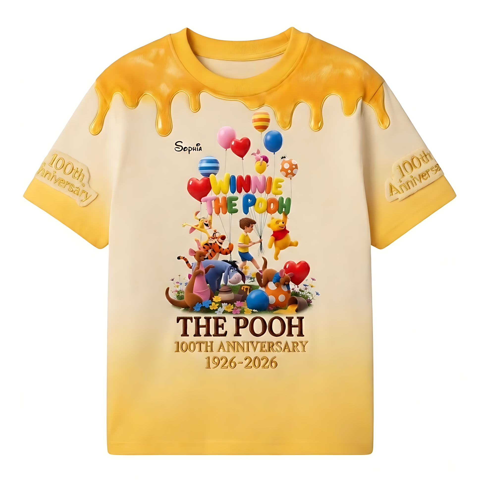 DSNY 100th Anniversary Funny Friends With Balloon - Personalized All Over Shirt - Gift For Movie Fans BA01