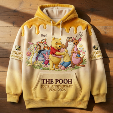 DSNY Honey Bear Celebrate Our 100th Anniversary - Personalized All Over Shirt - Gift For Movie Fans HH01