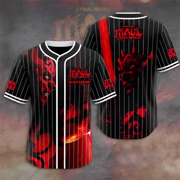 Stwa 50th Anniversary Red Shadow Lord - Personalized Baseball Jersey - Gift For Movie Fans BA01.