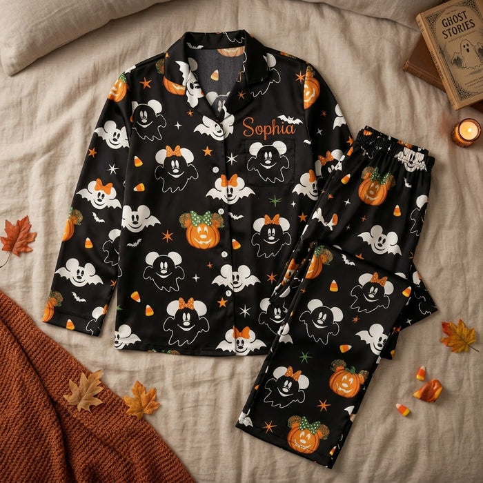 MkMo Horror Magic Mouse Halloween Ghost - Personalized Pajama - Gift For Family-TN0109262155