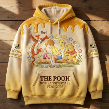 DSNY Honey Bear Celebrate Our 100th Anniversary - Personalized All Over Shirt - Gift For Movie Fans HH01