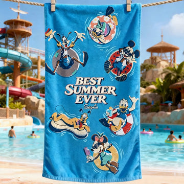 MkMo Best Summer Ever - Personalized Beach Towel - Vacation Gift for Travelers HH01 - image 2