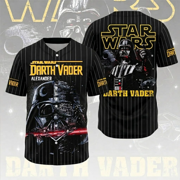 Stwa 50th Anniversary Dark Captain - Personalized Baseball Jersey - Gift For Movie Fans BA01