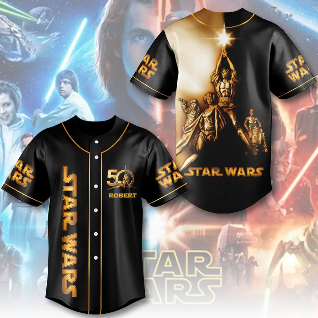 Stwa 50th Anniversary - Personalized Baseball Jersey - Gift For Movie Fans HH01
