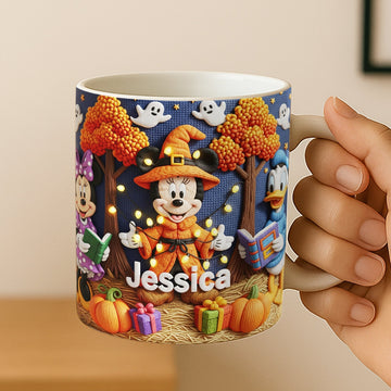 Cute Halloween Coffee Mug - Personalized Gifts-Mkko-DN2808261438