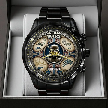 Stwa 50th Anniversary - Personalized Hand Watch - Gift For Movie Fans HH01