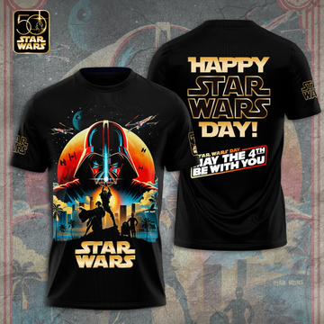 Happy Stwa Day - May The 4th Be With You - Personalized All Over Shirt - Gift For Movie Fans HH01