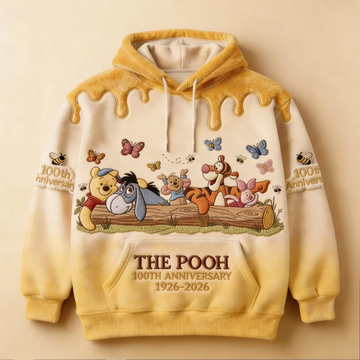 Honey Bear Anniversary 100 Years Of Friendship - Personalized All Over Shirt - Gift For Movies Fan - DSNY - image 2