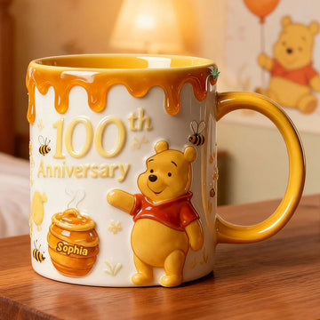 DSNY Honey Bear 100th Anniversary - Personalized Accent Mug - Gift For Fan Movies HH01