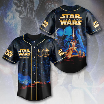 Stwa 50th Anniversary - Personalized Baseball Jersey - Gift For Movie Fans HH01