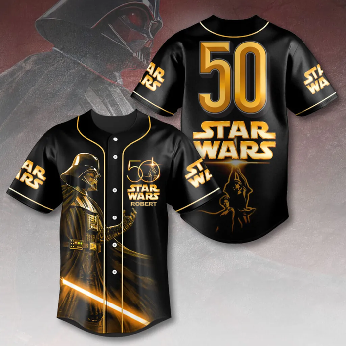 Stwa Galazy Star Celebrating 50th Anniversary - Personalized Baseball Jersey - Gift For Movie Fans HH01
