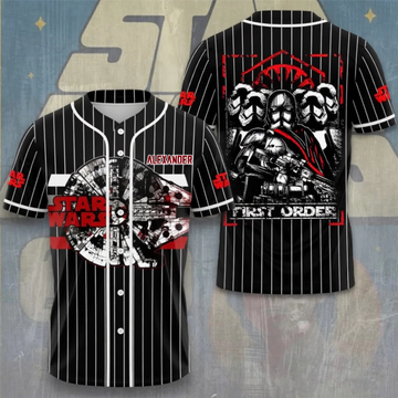 Stwa 50th Anniversary First Order - Personalized Baseball Jersey - Gift For Movie Fans BA01