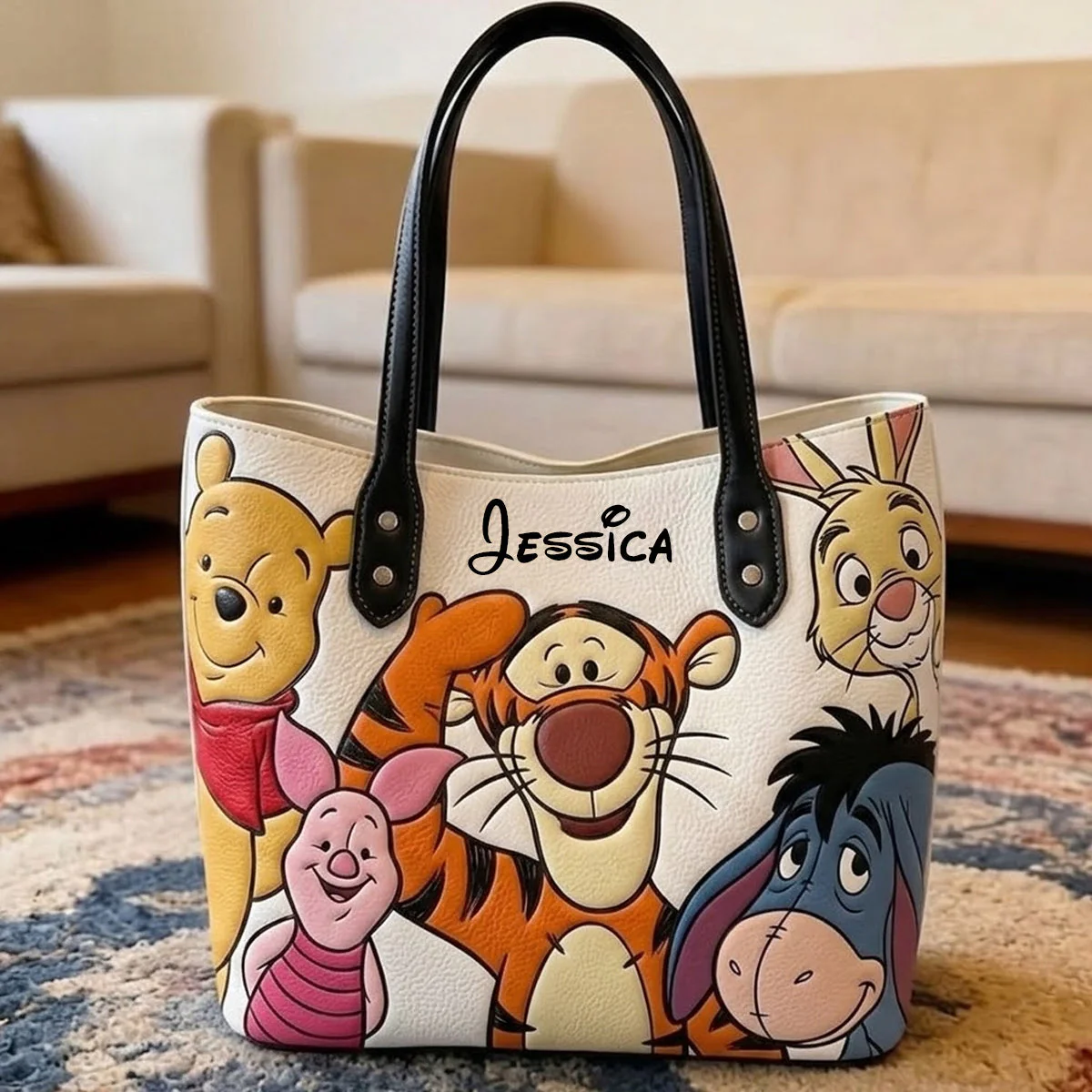 DSNY Honey Bear Friends - Personalized Tote Bag - Gift For Movie Fans NL122