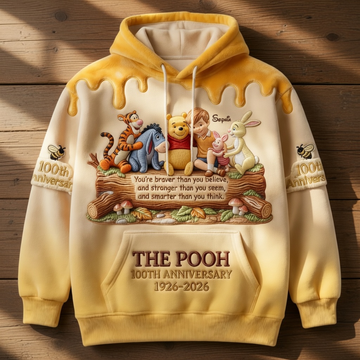 DSNY Honey Bear And Friends Celebrate 100th Anniversary - Personalized All Over Shirt - Gift For Movie Fans BA01