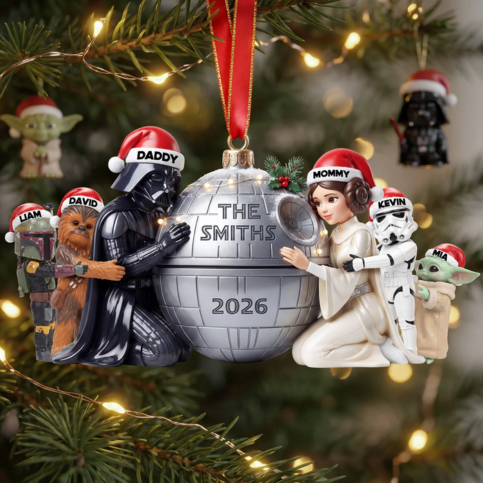 Stwa Warriors Family Custom Name Christmas Gift - Personalized Acrylic Ornament HH01
