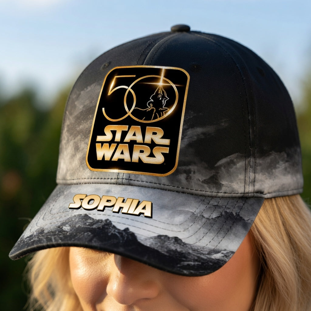 Stwa Galazy Star Celebrating 50th Anniversary - Personalized Classic Cap - Gift For Movie Fans HH01