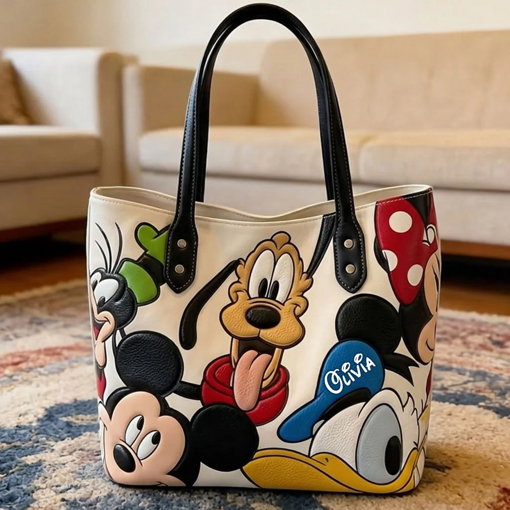 MkMo Magic Mouse Friends - Personalized Tote Bag - Gift For Movie Fans