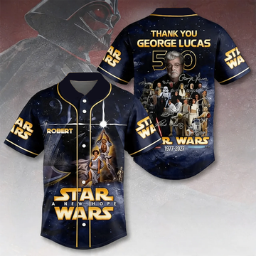 Stwa Celebrate 50 Years With All Legends - Personalized Baseball Jersey - Anniversary Gift For Movie Fans HH01