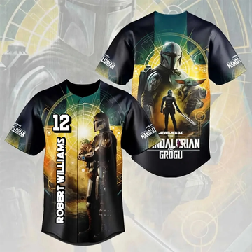 Stwa Galactic Tracker - Personalized Baseball Jersey For Adult, Kid, Toddler - Gift For Movie Fans HH01