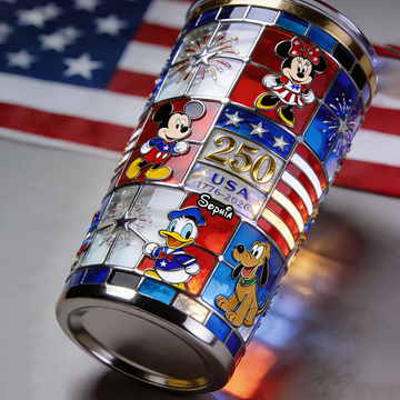 MkMo 250th Anniversary With Funny Friends - Personalized Tumbler - Independence Gift For Movie Fans BA01