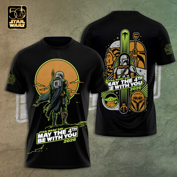 Stwa May The 4th Be With You - Personalized All Over Shirt - Gift For Movie Fans HH01