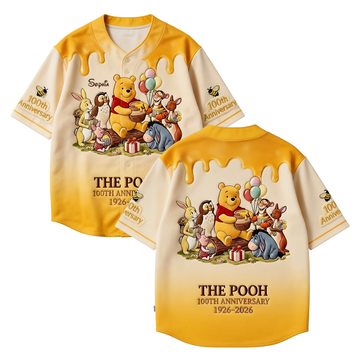 DSNY Honey Bear With Friends 100th Anniversary - Personalized Baseball Jersey - Gift For Fan Movies HH01
