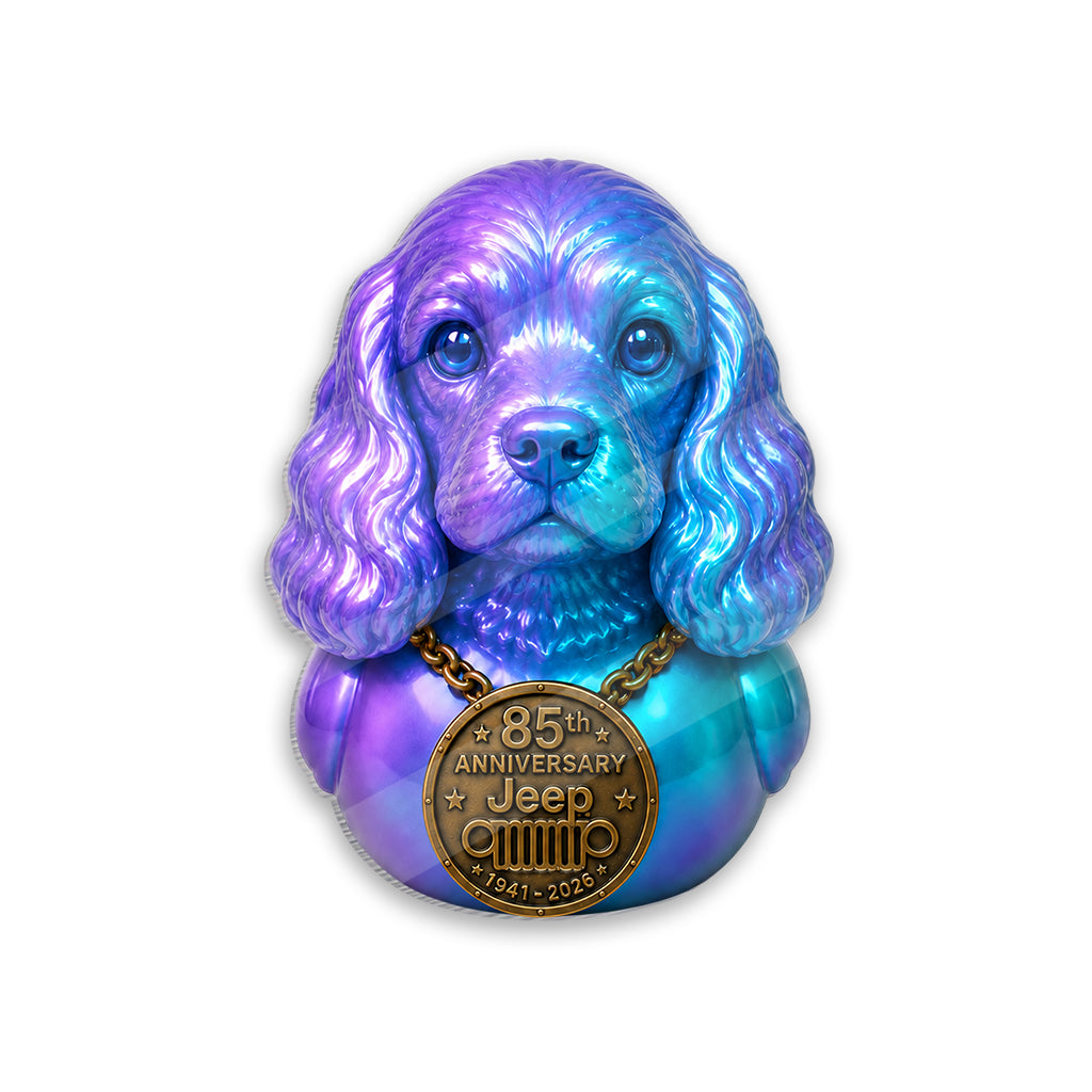 Jeep 85th Anniversary Dog Duck Acrylic Magnet TN2608271507