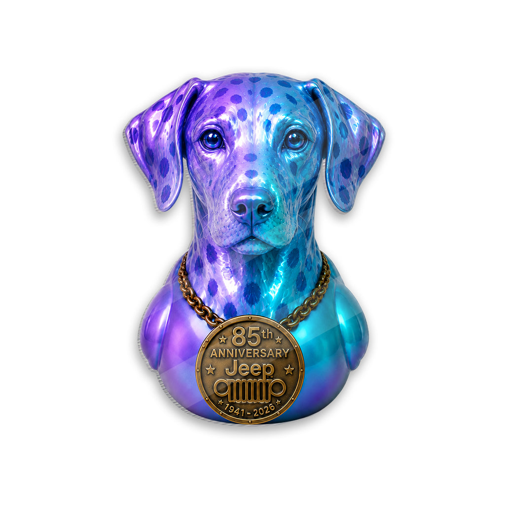 Jeep 85th Anniversary Dog Duck Acrylic Magnet TN2608271507