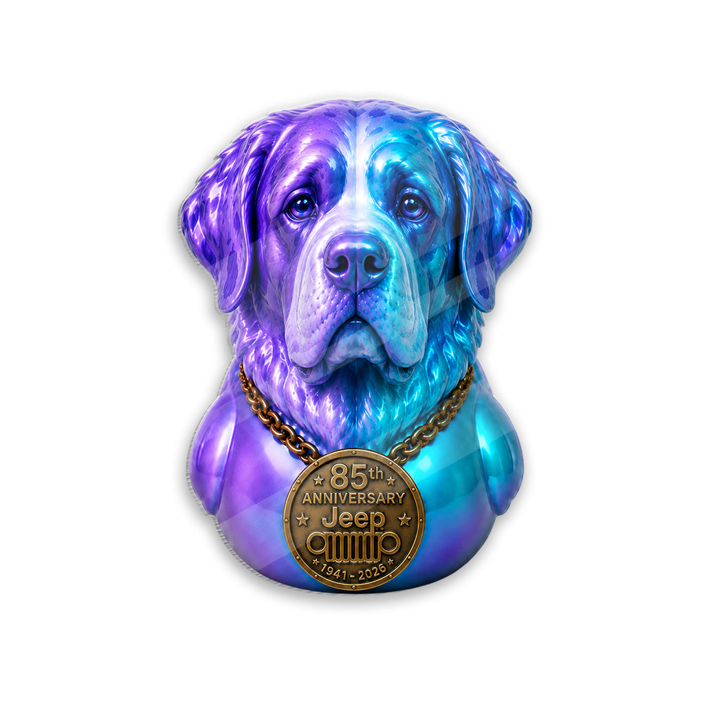 Jeep 85th Anniversary Dog Duck Acrylic Magnet TN2608271507