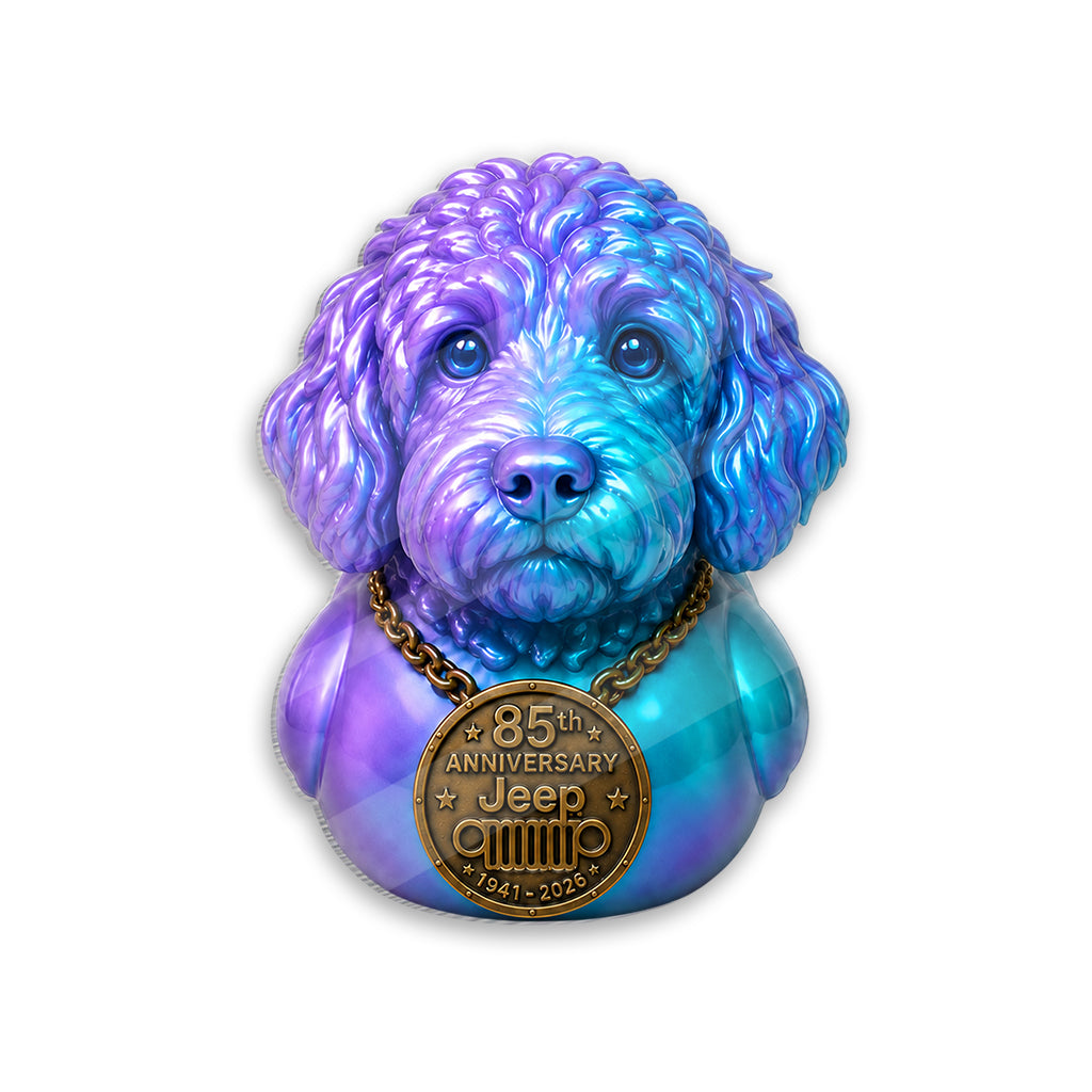 Jeep 85th Anniversary Dog Duck Acrylic Magnet TN2608271507