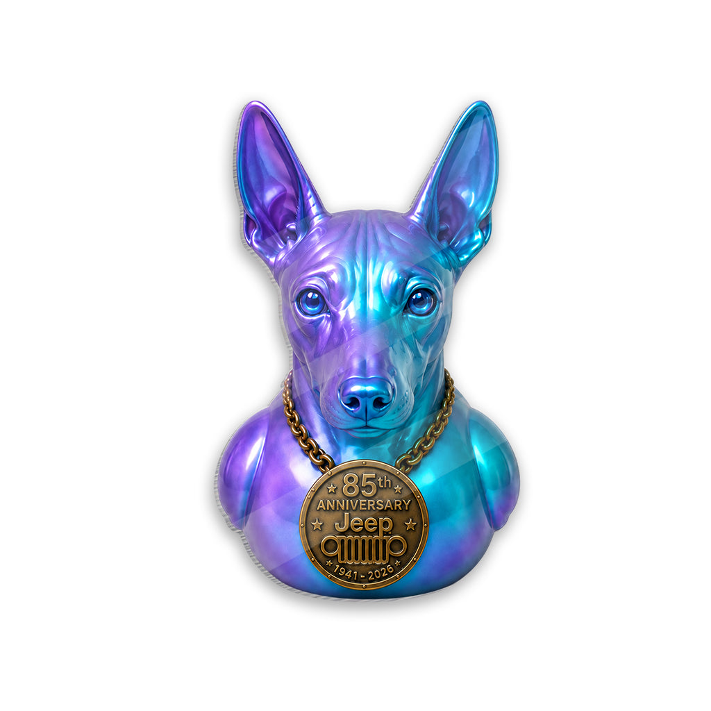 Jeep 85th Anniversary Dog Duck Acrylic Magnet TN2608271507