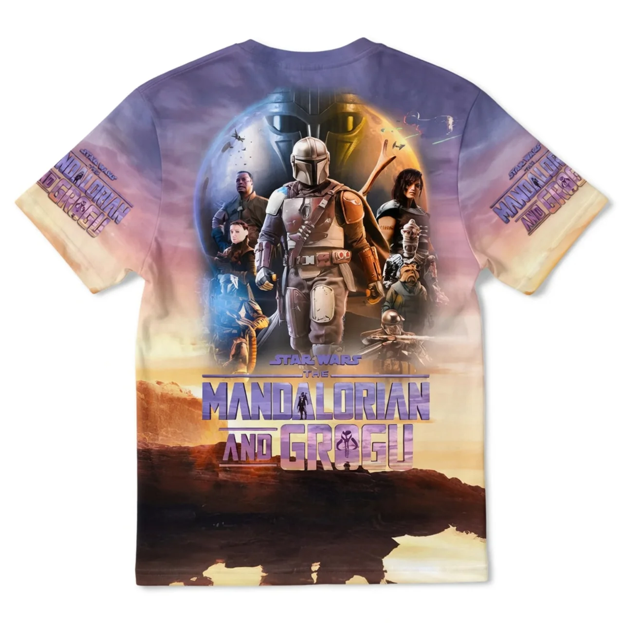Stwa Galactic Tracker And The Child - Personalized All Over Shirt - Gift For Movie Fans HH01