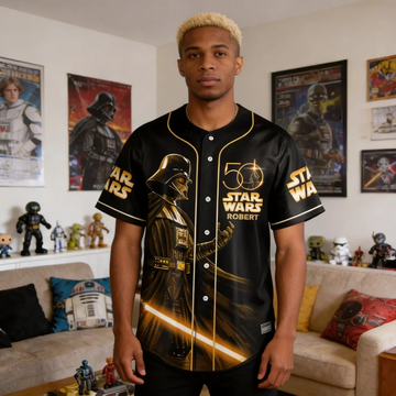 Stwa Galazy Star Celebrating 50th Anniversary - Personalized Baseball Jersey - Gift For Movie Fans HH01