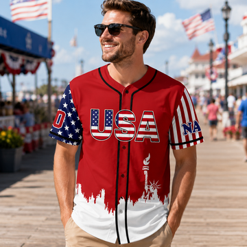 America Love It Or Leave It Bald Eagle - Personalized Baseball Jersey - Gift For Patriots - image 2