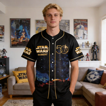 Stwa 50th Anniversary - Personalized Baseball Jersey - Gift For Movie Fans BA01