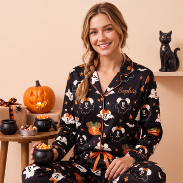 MkMo Horror Magic Mouse Halloween Ghost - Personalized Pajama - Gift For Family-TN0109262155