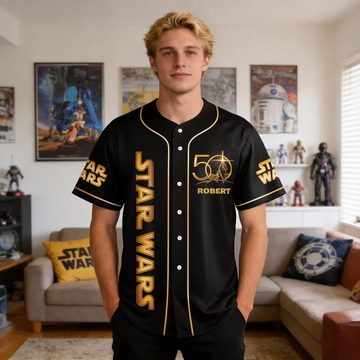 Stwa 50th Anniversary - Personalized Baseball Jersey - Gift For Movie Fans HH01
