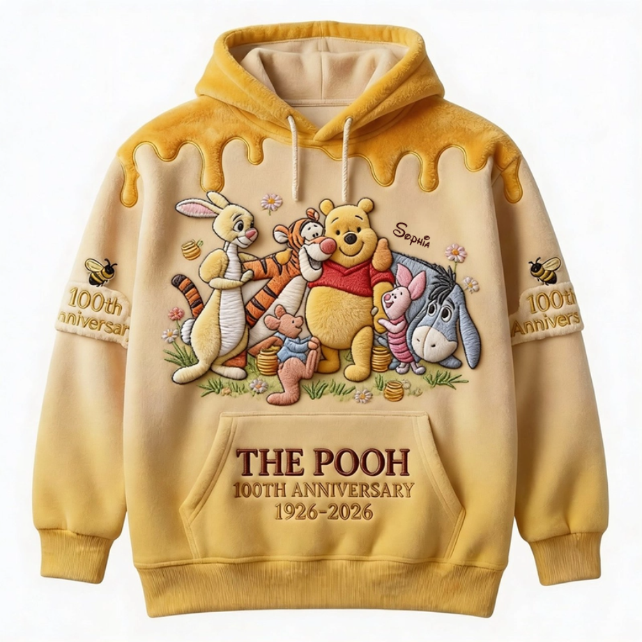 DSNY Honey Bear Celebrate Our 100th Anniversary - Personalized All Over Shirt - Gift For Movie Fans HH01
