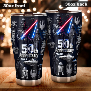 Stwa Galaxy Star Celebrate 50th Anniversary - Personalized Tumbler - Gift For Movie Fans NL122