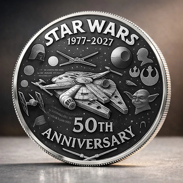 Stwa Celebrate 50th Anniversary - Personalized Commemorative Coin - Gift For Movie Fans HH01